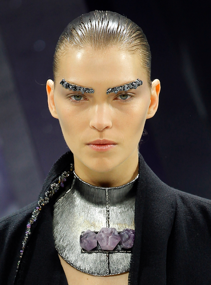 Illustration for article titled Karl Lagerfeld holds a fashion show in Superman's Fortress of Solitude